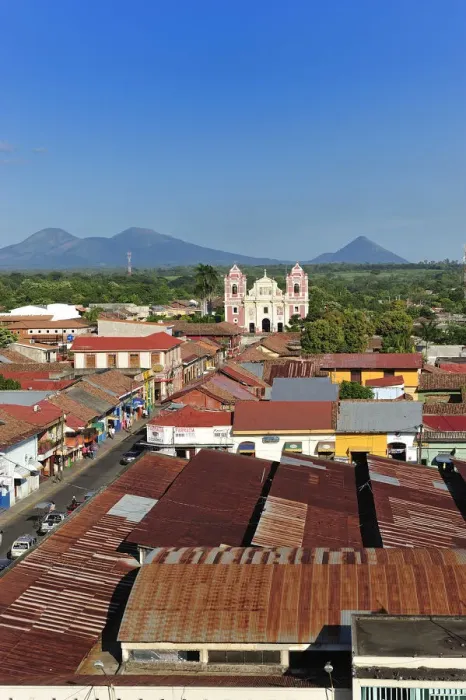 Framed Print : View from Cathedral to Iglesia de la Asuncion, Leon, Nicaragua, Central America Framed Print : View from Cathedral to Iglesia de la Asuncion, Leon, Nicaragua, Central America