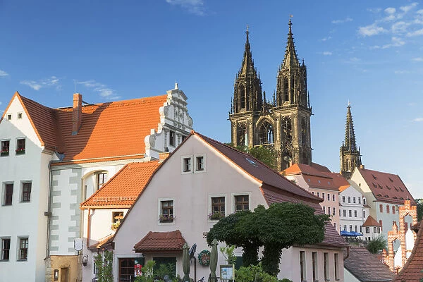View of Cathedral, Meissen, Saxony, Germany