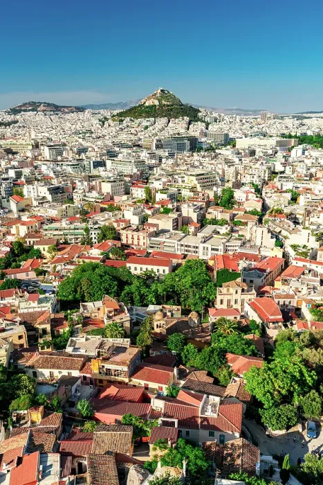 Framed Print : View over central Athens, Greece Framed Print : View over central Athens, Greece