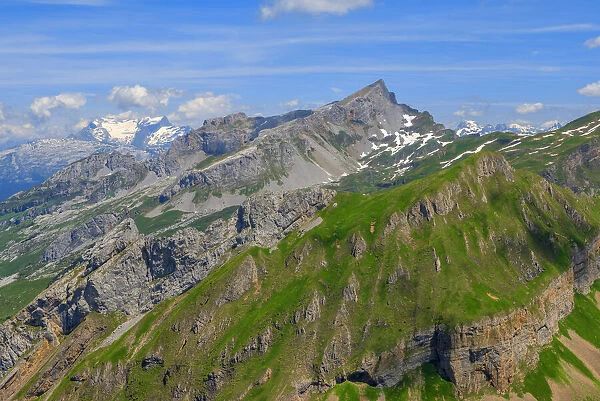 View at Chaiserstock, Glarner Alps, Riemenstalden, Canton Schwyz, Switzerland