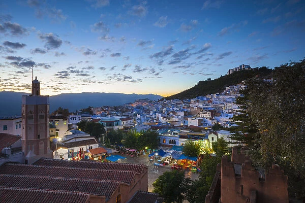 View over Chefchaouen, Morocco, North Africa