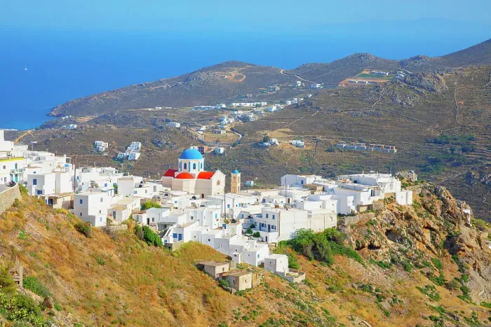 Framed Print : View of Chora village, Chora, Serifos Island, Cyclades Islands, Greece Framed Print : View of Chora village, Chora, Serifos Island, Cyclades Islands, Greece