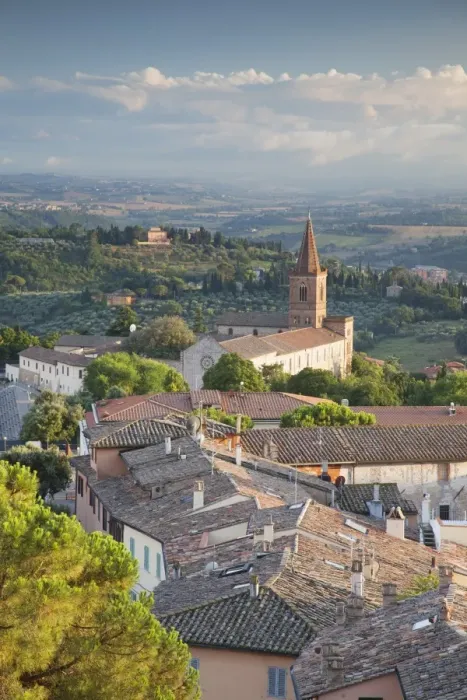 Framed Print : View of Church of Santa Giuliana, Perugia, Umbria, Italy