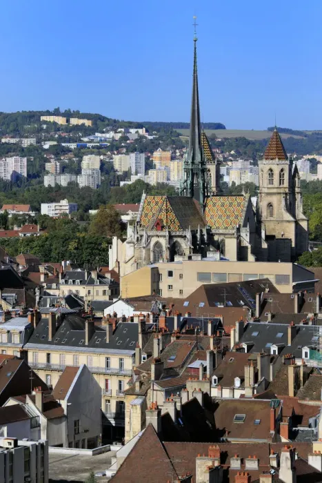 Framed Print : View of city from Philippe le Bon Tower, Dijon, Ca'te-d Or departement, Burgundy Framed Print : View of city from Philippe le Bon Tower, Dijon, Ca'te-d Or departement, Burgundy