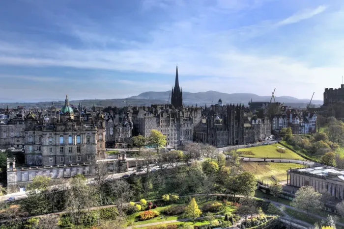 Framed Print : View of city from Scott Monument, Edinburgh, Scotland, UK Framed Print : View of city from Scott Monument, Edinburgh, Scotland, UK