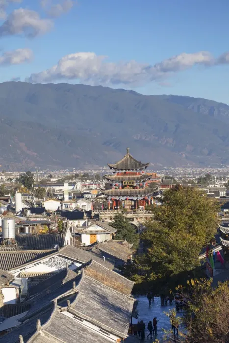 Framed Print : View of Dali, Yunnan, China Framed Print : View of Dali, Yunnan, China