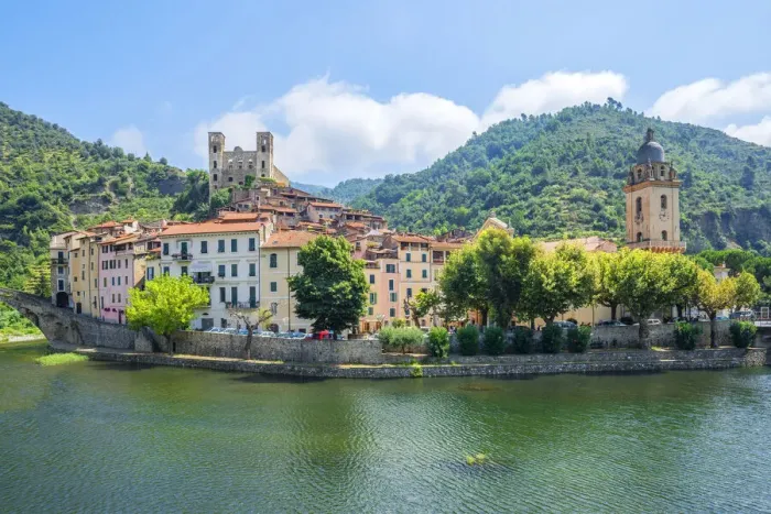 Framed Print : View at Dolceacqua, Liguria, Italy Framed Print : View at Dolceacqua, Liguria, Italy
