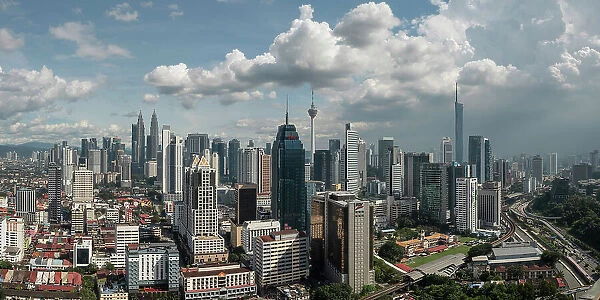 View of Downtown Kuala Lumpur, Malaysia