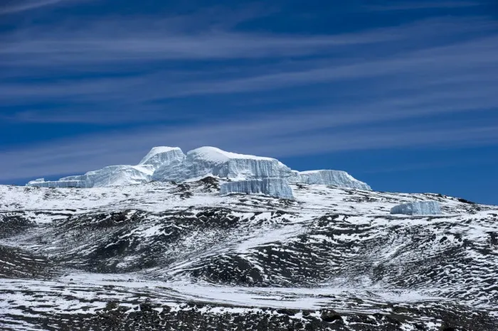 Framed Print : The view of the Eastern Icefields from Gillmans Point, Mount Kilimanjaro, Tanzania Framed Print : The view of the Eastern Icefields from Gillmans Point, Mount Kilimanjaro, Tanzania
