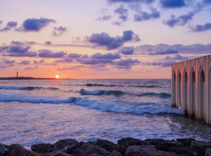Framed Print : View towards El Hank Lighthouse at sunset, Casablanca, Casablanca-Settat Region, Morocco Framed Print : View towards El Hank Lighthouse at sunset, Casablanca, Casablanca-Settat Region, Morocco