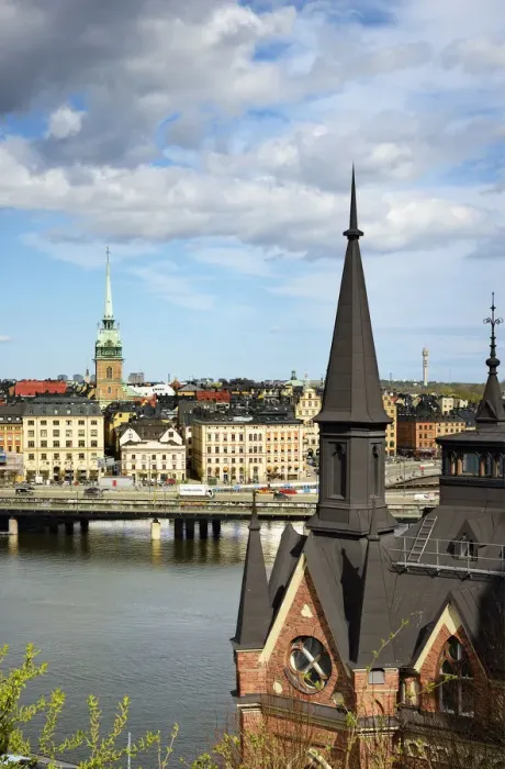 Framed Print : View of Gamla Stan, the Old Town of Stockholm, with the beautiful traditional architecture Framed Print : View of Gamla Stan, the Old Town of Stockholm, with the beautiful traditional architecture