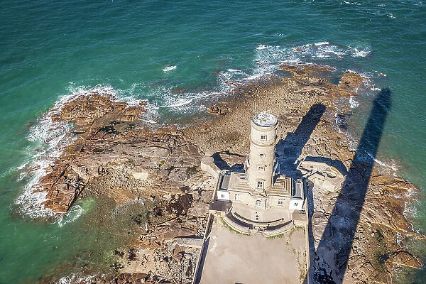 View from Gatteville-le-Phare lighthouse, Manche, Normandy, France