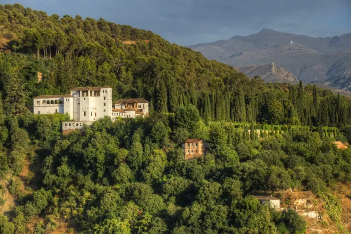 Framed Print : View at the Generalife from Albaicin, UNESCO World Heritage Site, Granada, Andalusia Framed Print : View at the Generalife from Albaicin, UNESCO World Heritage Site, Granada, Andalusia