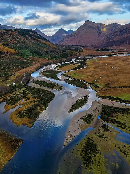 View over Glen Etive, Argyll and Bute, Scotland