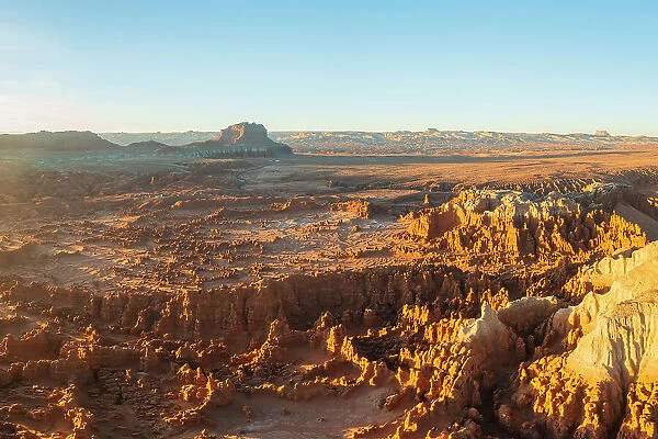 View over Goblin Valley State Park in the late afternoon, Utah, USA