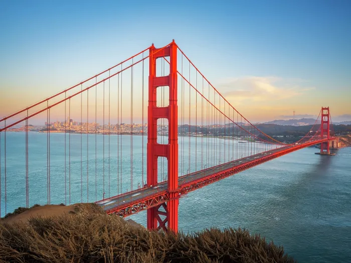 Framed Print : View of Golden Gate Bridge from Battery Spencer Marine Headlands, San Francisco, California, USA, USA Framed Print : View of Golden Gate Bridge from Battery Spencer Marine Headlands, San Francisco, California, USA, USA