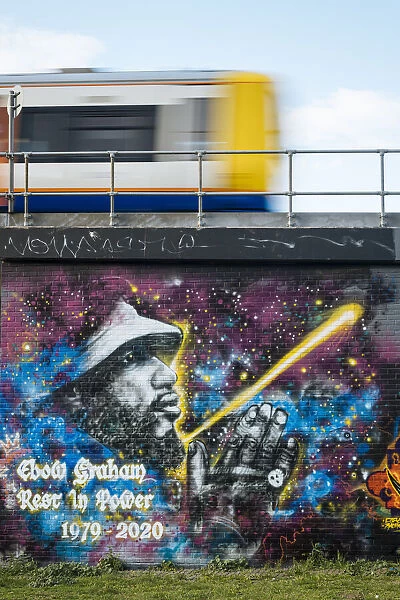 View of Graffiti, Shoreditch, London, England, UK