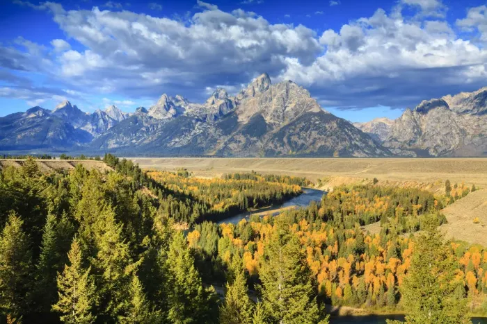 Framed Print : View of Grand Teton Range from Snake River Overlook. Grand Teton National Park, Wyoming Framed Print : View of Grand Teton Range from Snake River Overlook. Grand Teton National Park, Wyoming