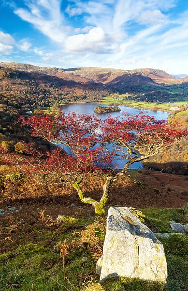 View of Grasmere from Loughrigg Fell, Cumbria, England