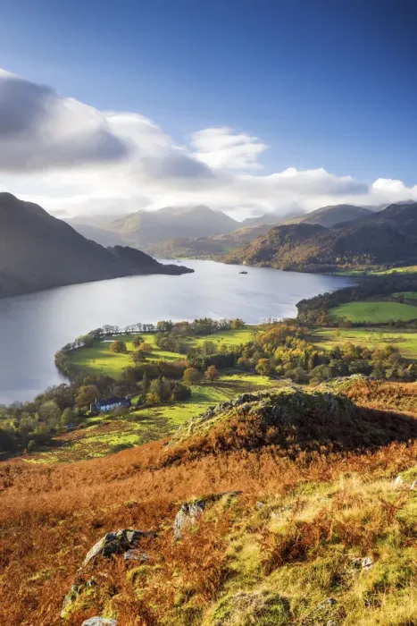 Framed Print : View From Green Hill over Ullswater, Lake District National Park, Cumbria, England Framed Print : View From Green Hill over Ullswater, Lake District National Park, Cumbria, England