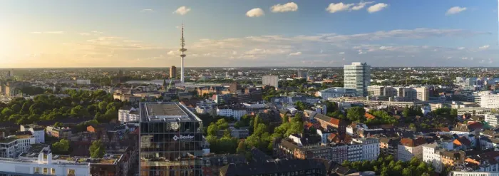 Framed Print : View of Hamburg, Germany Framed Print : View of Hamburg, Germany