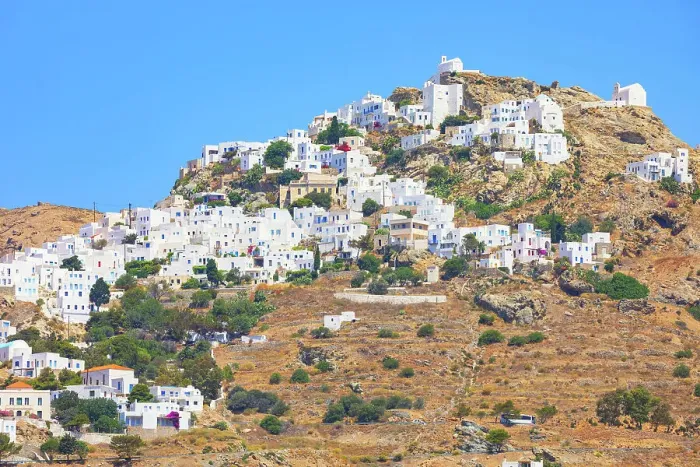 Framed Print : View of the hilltop village of Chora, Chora, Serifos Island, Cyclades Islands, Greece Framed Print : View of the hilltop village of Chora, Chora, Serifos Island, Cyclades Islands, Greece