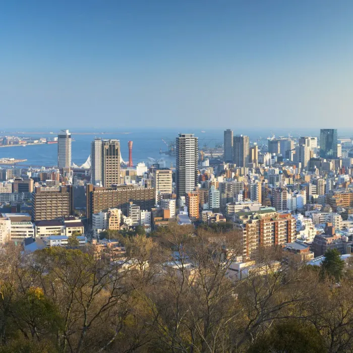 Framed Print : View of Kobe skyline, Kobe, Kansai, Japan Framed Print : View of Kobe skyline, Kobe, Kansai, Japan
