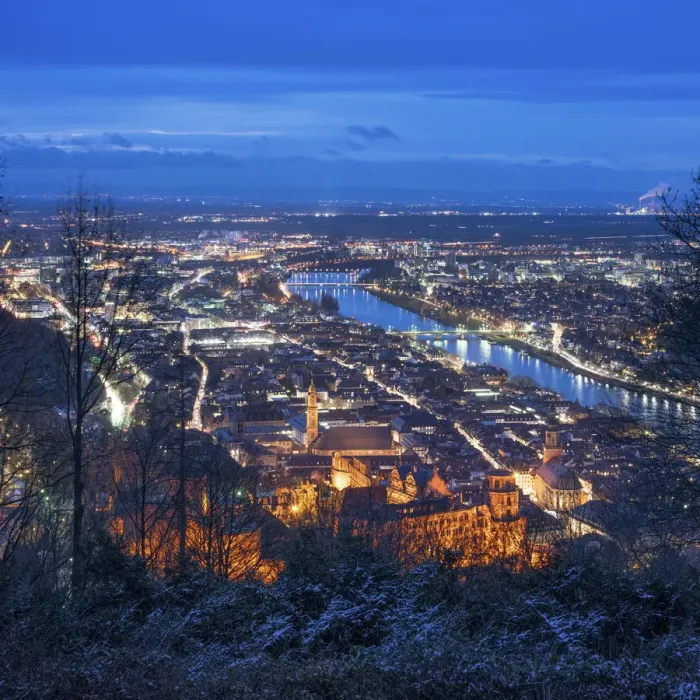 Framed Print : View from Konigstuhl towards Heidelberg and the Rhine plain, Baden-Wurttemberg, Germany Framed Print : View from Konigstuhl towards Heidelberg and the Rhine plain, Baden-Wurttemberg, Germany