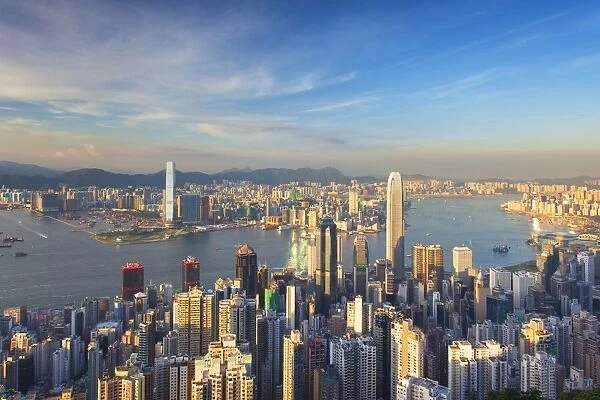 View of Kowloon and Hong Kong Island from Victoria Peak, Hong Kong