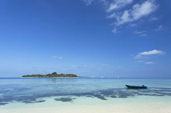 View of Kuramathi Island, Rasdhoo Island, Northern Ari Atoll, Maldives