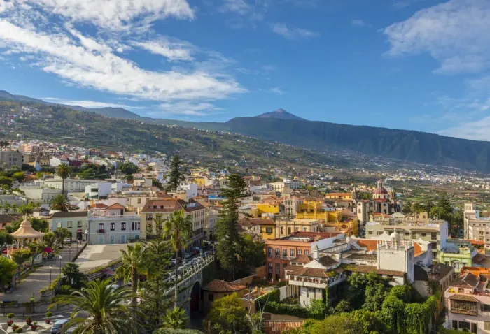 Framed Print : View over La Orotava towards Mount Teide, Tenerife, Canary Islands, Spain Framed Print : View over La Orotava towards Mount Teide, Tenerife, Canary Islands, Spain