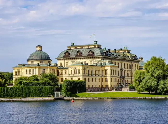 Framed Print : View over the Lake Malar towards the Drottningholm Palace, Stockholm, Stockholm County, Sweden Framed Print : View over the Lake Malar towards the Drottningholm Palace, Stockholm, Stockholm County, Sweden