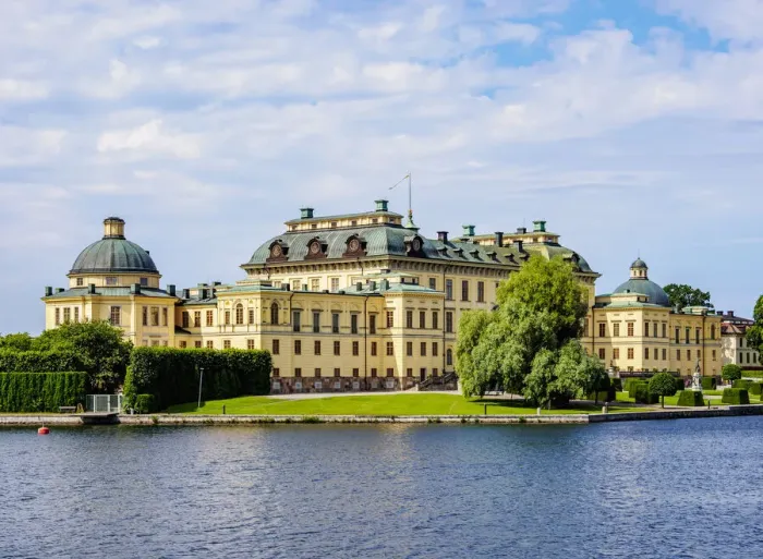 Framed Print : View over the Lake Malar towards the Drottningholm Palace, Stockholm, Stockholm County, Sweden Framed Print : View over the Lake Malar towards the Drottningholm Palace, Stockholm, Stockholm County, Sweden
