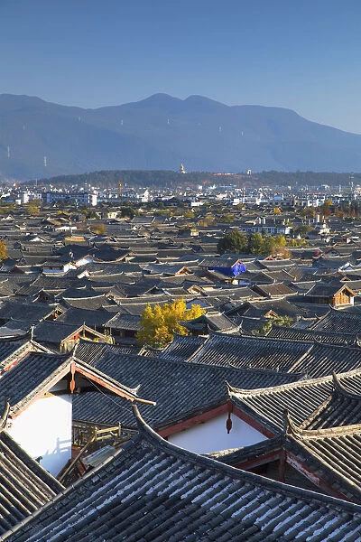 View of Lijiang (UNESCO World Heritage Site), Yunnan, China