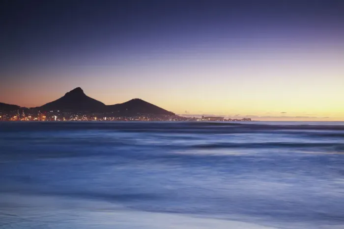 Framed Print : View of Lions Head and Signal Hill at sunset, Cape Town, Western Cape, South Africa Framed Print : View of Lions Head and Signal Hill at sunset, Cape Town, Western Cape, South Africa