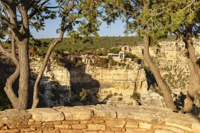 Framed Print : View to the Lookout Studio, South Rim, Grand Canyon National Park, Arizona, USA Framed Print : View to the Lookout Studio, South Rim, Grand Canyon National Park, Arizona, USA