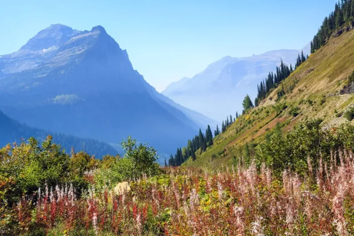 Framed Print : View from The Loop on the Going-to-the-Sun Road, Glacier National Park Framed Print : View from The Loop on the Going-to-the-Sun Road, Glacier National Park