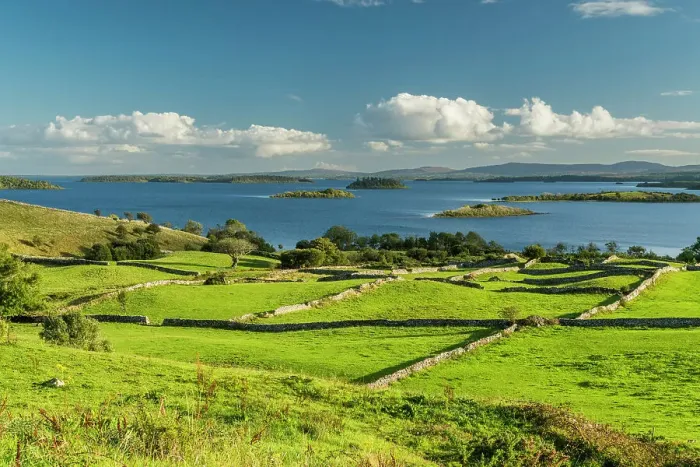 Framed Print : View over Lough Corrib, Derryfadda, Connemara, Co. Mayo, Ireland Framed Print : View over Lough Corrib, Derryfadda, Connemara, Co. Mayo, Ireland