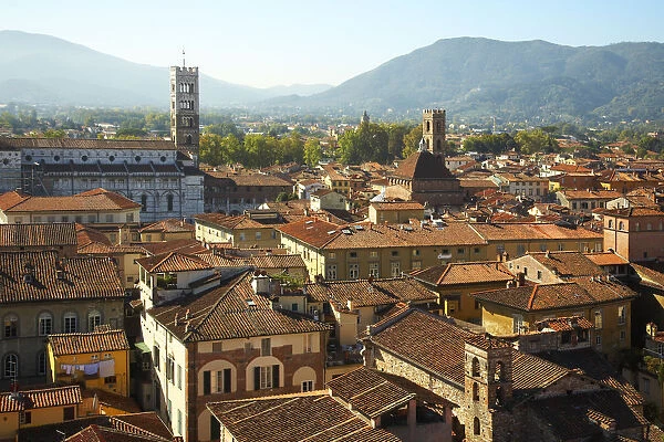View over Lucca, Tuscany, Italy