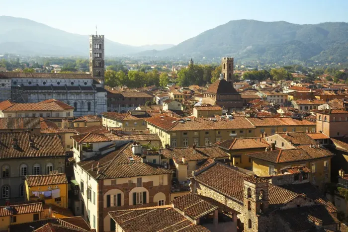 Framed Print : View over Lucca, Tuscany, Italy Framed Print : View over Lucca, Tuscany, Italy