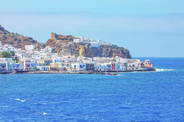 Framed Print : View of Mandraki town, Mandraki, Nisyros Island, Dodecanese Islands, Greece Framed Print : View of Mandraki town, Mandraki, Nisyros Island, Dodecanese Islands, Greece