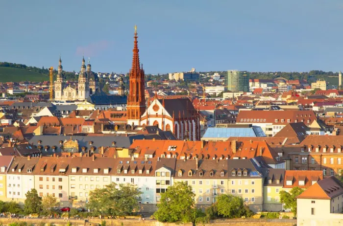Framed Print : View of Marienkapelle, Wurzburg, Bavaria, Germany Framed Print : View of Marienkapelle, Wurzburg, Bavaria, Germany