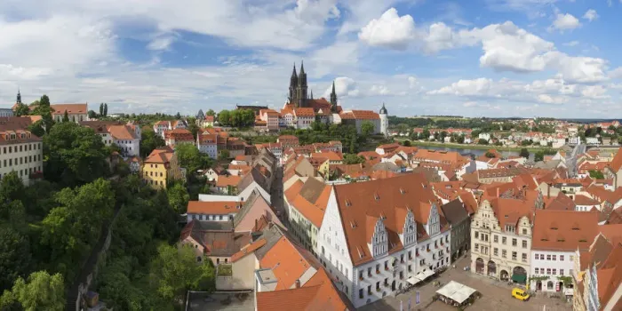 Framed Print : View of Meissen, Saxony, Germany Framed Print : View of Meissen, Saxony, Germany