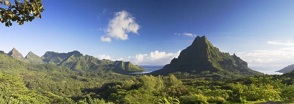 View of Mount Rotui, Mo orea, Society Islands, French Polynesia