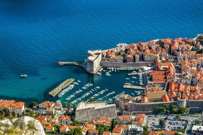 Framed Print : View from Mount Srd, Old Town, Dubrovnik, Dalmatia, Croatia Framed Print : View from Mount Srd, Old Town, Dubrovnik, Dalmatia, Croatia