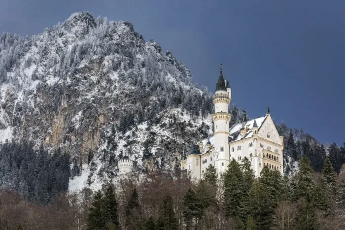 Framed Print : View of Neuschwanstein Castle, Schwangau, Allgaeu, Bavaria, Germany Framed Print : View of Neuschwanstein Castle, Schwangau, Allgaeu, Bavaria, Germany