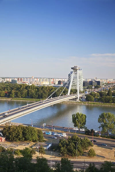 View of New Bridge, Bratislava, Slovakia