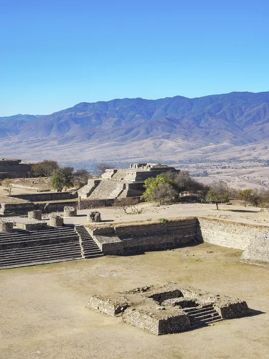Framed Print : View over North Platform towards Building K, Monte Alban Archaeological Site, Oaxaca State, Mexico Framed Print : View over North Platform towards Building K, Monte Alban Archaeological Site, Oaxaca State, Mexico