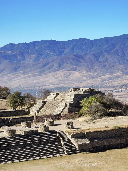 Framed Print : View over North Platform towards Building K, Monte Alban Archaeological Site, Oaxaca State, Mexico Framed Print : View over North Platform towards Building K, Monte Alban Archaeological Site, Oaxaca State, Mexico