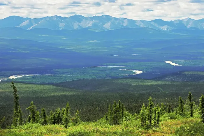 Framed Print : View of Ogilvie Mountains from Ogilvie Summit (KM 259) on the Dempster Highway Dempster Highway, Yukon, Canada Framed Print : View of Ogilvie Mountains from Ogilvie Summit (KM 259) on the Dempster Highway Dempster Highway, Yukon, Canada